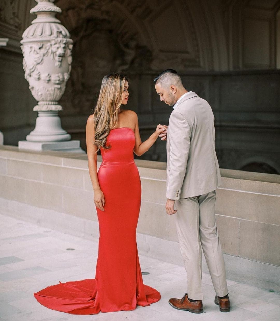 San francisco city hall engagement photography.