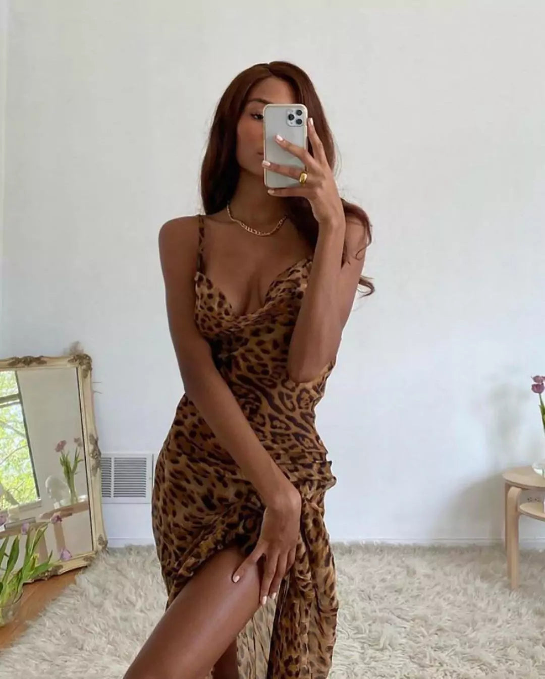 House of cb leopard dress top