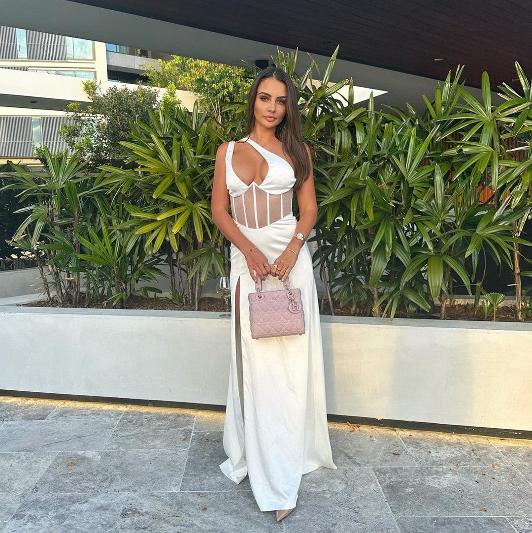 Lelia White Stain Gown