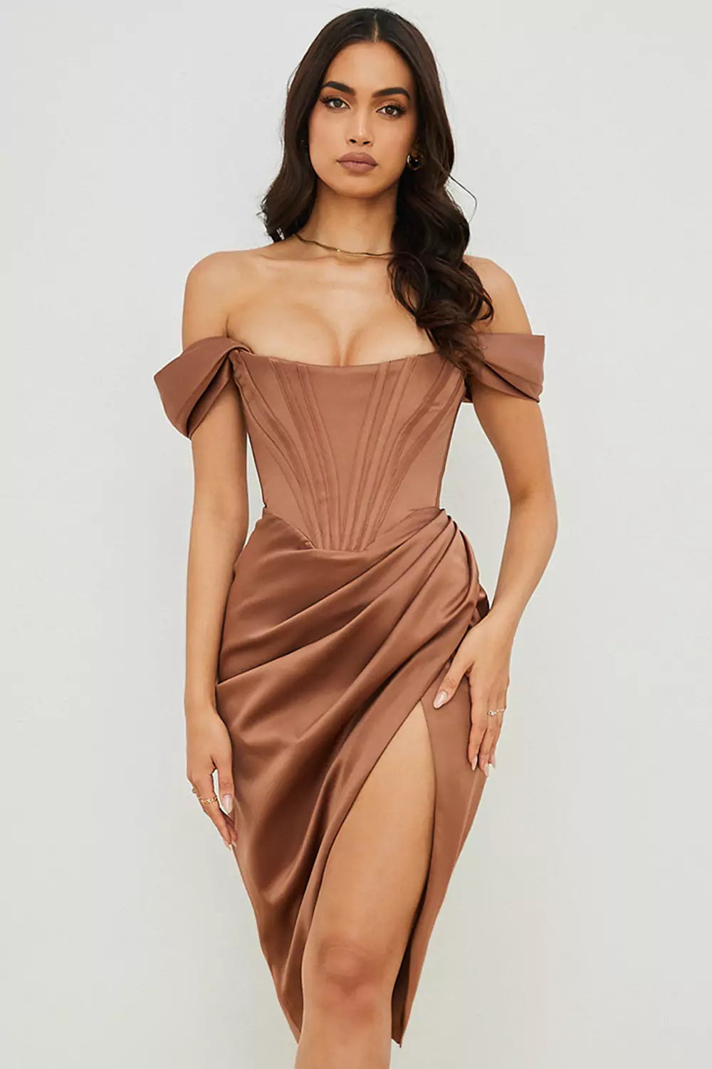 Cocktail dress deals with slit