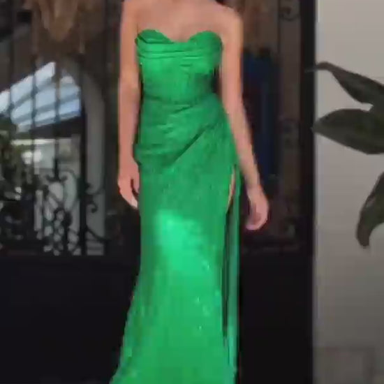 Emerald Green Formal Dress