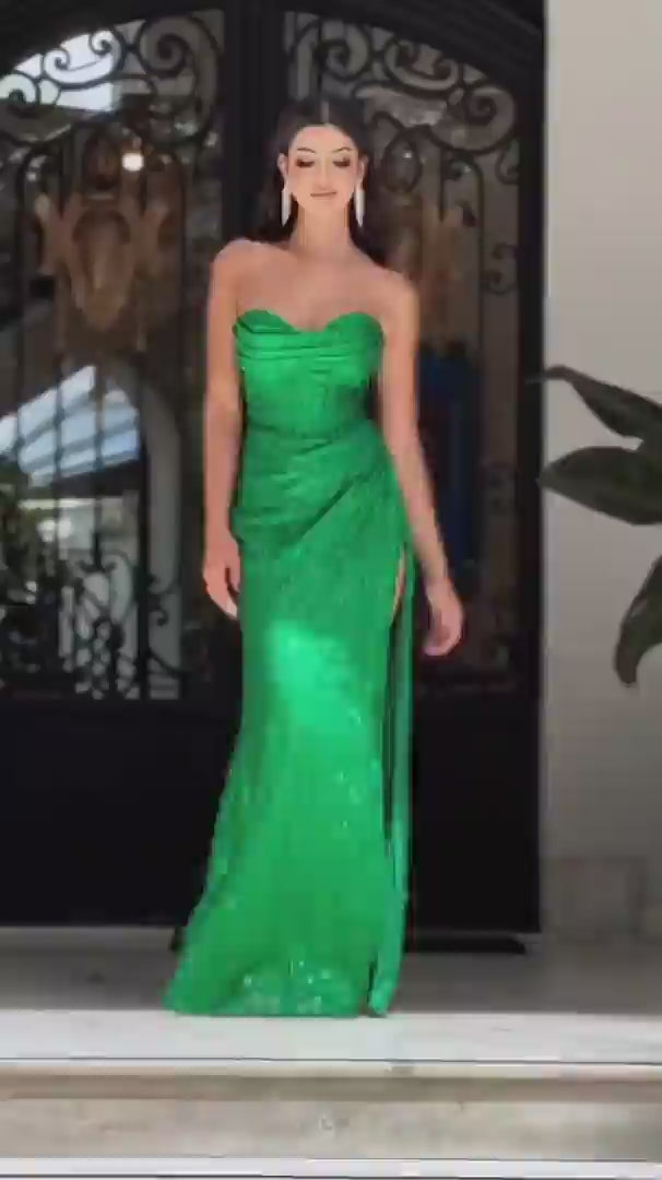 Emerald Green Formal Dress