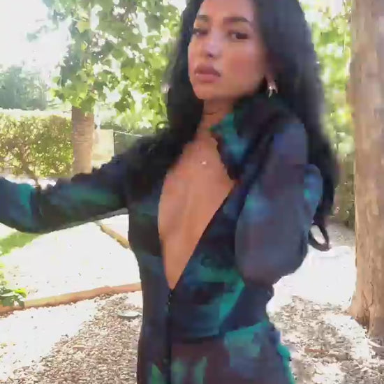 Isabella Semi Sheer Floral dress hire at Cult Crushupdated#gid://shopify/Video/22676494123078#video_id