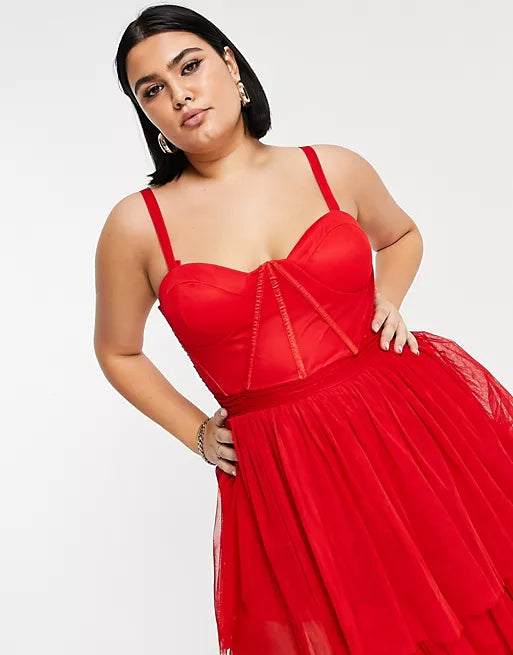 Red Midi Dress