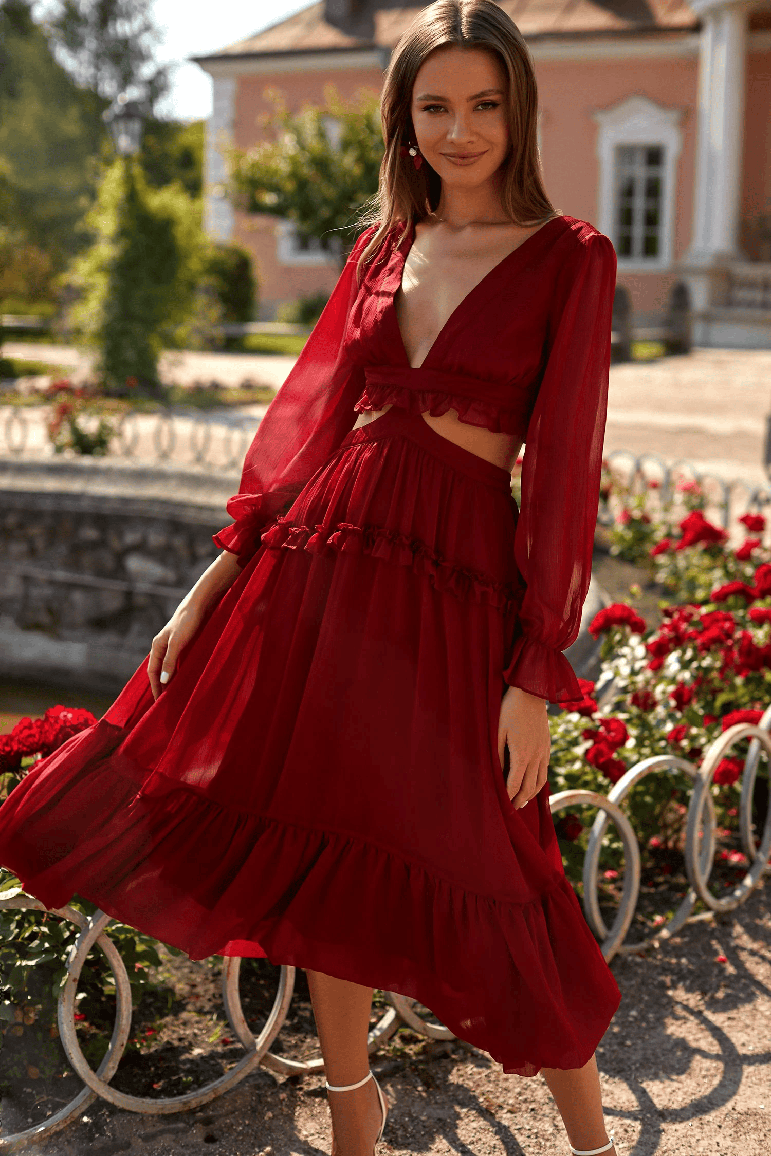 Rent the Chiara Midi Dress Dresses for Rent Near Me Cult Crush